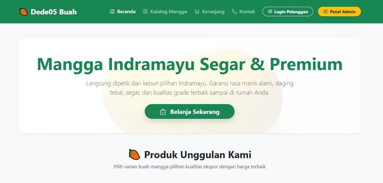 Web Buah Mangga