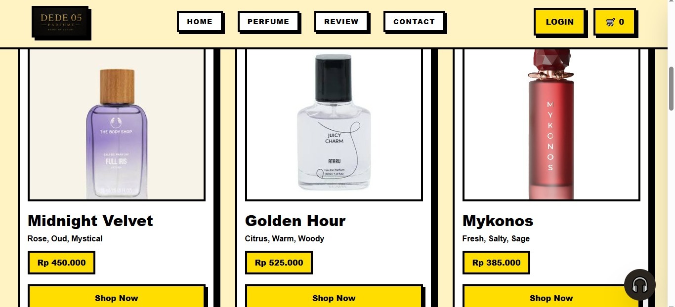 Web Parfum Dede05